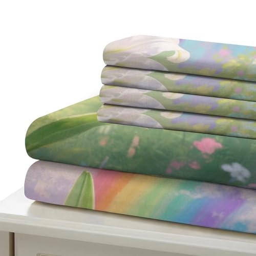 Housse de couette microfibre douce Lily 3D à fermeture éclair cachée pour lit enfants - 6