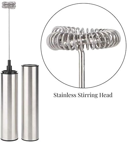 Miniatura 5 de Espumador de leche, batidor eléctrico de huevos recargable por USB, leche, café, té, barra de agitación, herramienta automática de espumador de