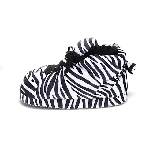 Image of Happy Feet Slippers Standard Sneaker Slippers for Men, Women, and Kids - Women Shoes, Gifts for Women, As Seen on Shark Tank - Classy Oversized House Slippers for Women with Non-Slip Rubber Soles
