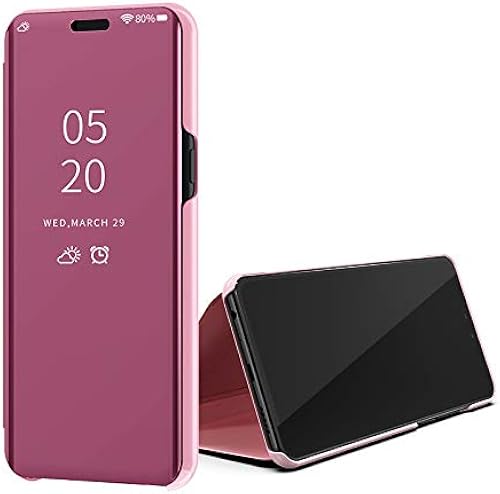 Funda Specchio Placcatura Flip Custodia per Samsung Galaxy S10e Oro Rosa Funda Specchio Placcatura Flip Custodia per Samsung Galaxy S10e Oro Rosa
