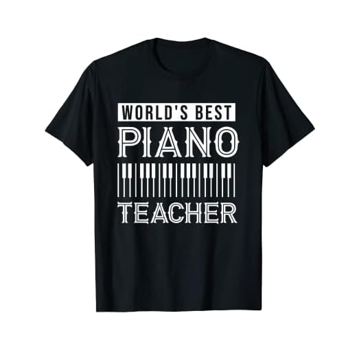 Lezione di istruttore di lavoro per insegnante di pianoforte al mondo Maglietta