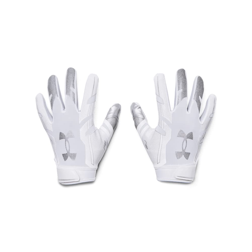 【日本未発売】Under Armour UA F8 グローブ Under Armour Men's F8 Football Gloves, (100) / White