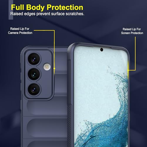 Image of amazon basics Back Case Cover for Samsung Galaxy S24 Plus 5G | Compatible for Samsung Galaxy S24 Plus 5G Back Cover | Liquid Silicon Magic Case with Camera Protection | Sapphire