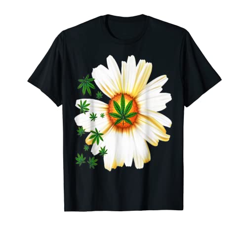 Hoja de cannabis de girasol de alto mantenimiento Camiseta