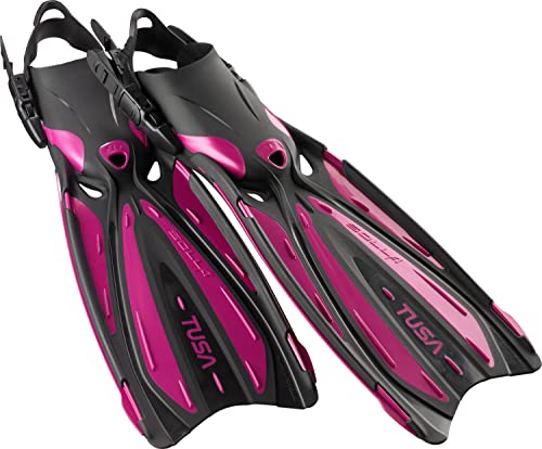 Tusa Sf-22 Solla Open Heel Scuba Diving Fins, Small, Metallic Dark Red #TOP4