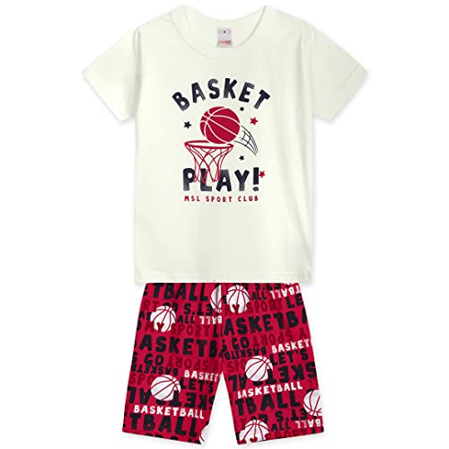Conjunto Basket, Marisol Play, Meninos, Bege, 6