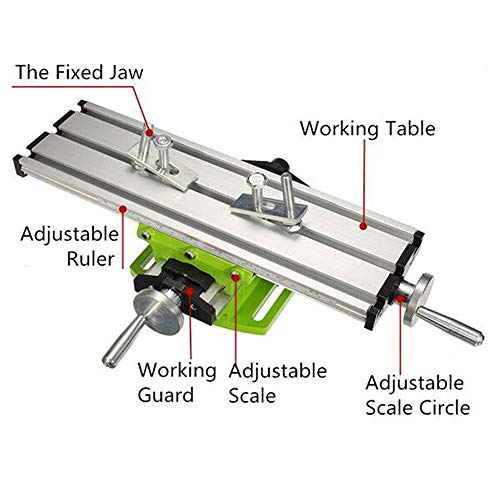 YEEZUGO Multifunction Worktable Milling Working Table Milling Machine Compound Drilling Slide Table For Bench Drill