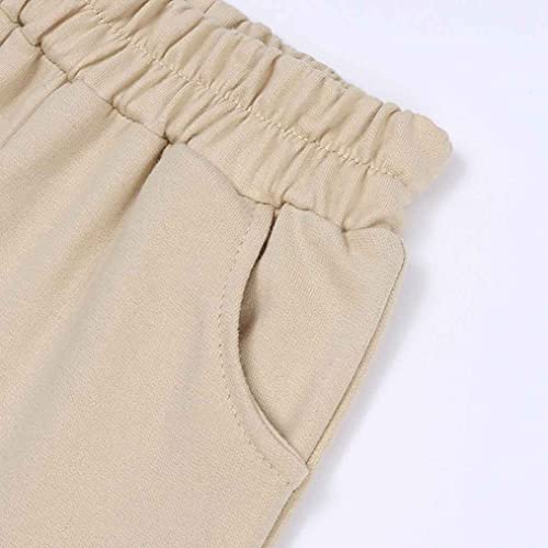 LNICEAR Toddler Boys Girls Jogger Sweatpants Solid Color Elastic Waist Casual Athletic Long Pants with Pockets4