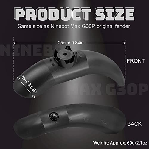 Design haute densité pour le support d'aile de scooter Ninebot Max
