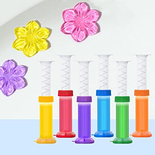 Behound Gel Deodorite, Gel Deodorite Toilet, Toiletstempel Gel Flower, Gel Toiletpot Cleaner Stamp, Toiletpot Stamp Gel (6 stuks)