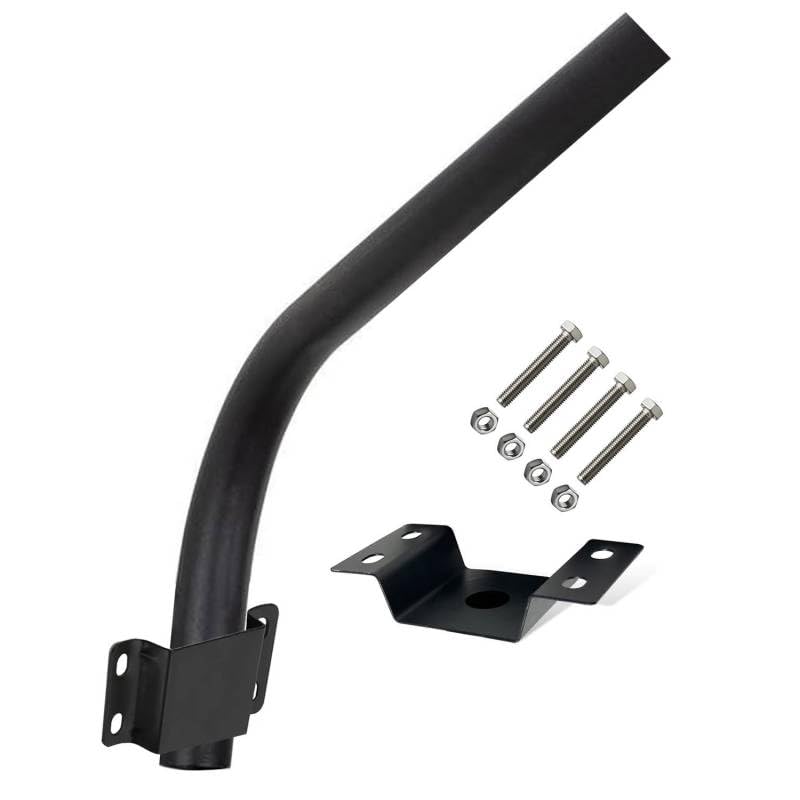 ledbox Soporte curvo 100cm para farola 58mm para poste o pared