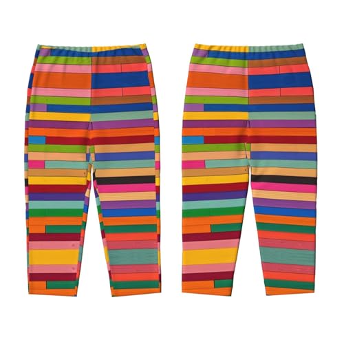 Pajama Pants Pajama Bottoms with Elastic Waistband Sleepwear Lounge Pants, Colorful Wood3