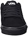 Vans Men's Seldan Shoe | Retro Tennis Inspired Sneakers for Fashion, Work & Everyday Wear, Suede Black/Black, 10