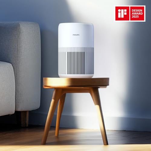 Philips Oczyszczacz powietrza serii 900, HEPA NanoProtect + filtr z węglem aktywnym, CADR 250 m³/h dla alergików 65 m², cichy, inteligentny i energooszczędny (AC0950/10)