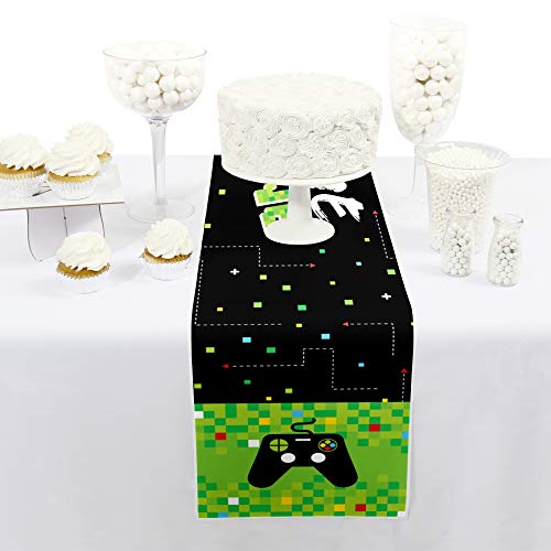 Big Dot of Happiness Game Zone - Petite Pixel Video Game Party or Birthday Party Paper Table Runner - 12 x 60 inches 2 41FqmqYjUEL