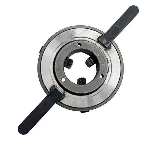 Image of INTBUYING 3 Jaws 8 inch Self-centering Welding Positioner Table Chuck Positioner Chuck 200mm Reversible Lathe Chuck Jaw Suitable for Milling Machine and Drilling Machine