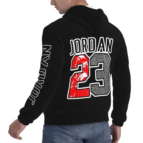 Basketball Star Goat #23 Fans Jordan Man Hoodies Fashion Double Sided Print With Hat And Pocket Fleece4