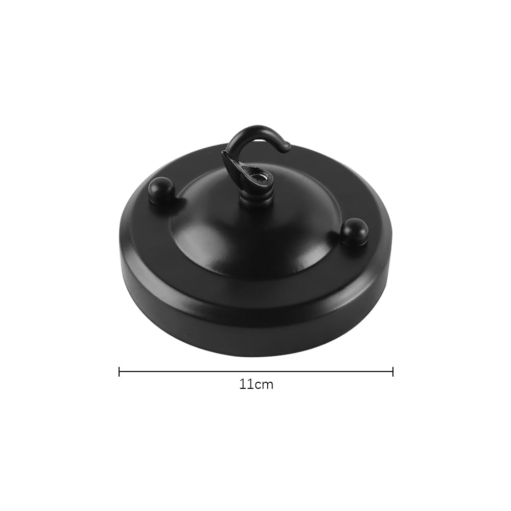 ieron Ceiling Chandelier Hook Plate Round Base Heavy Duty Screw Mount Top Hanger for Pendant Lights Wall Lamp Fixing and Supporting Fixtures - Image 3