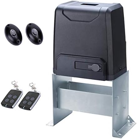 G.T.Master Sliding Automatic Gate Opener Kit - Driveway Security Door Operator Hardware Kit with Two Remotes Control and Infrared Photocell Sensor for Sliding Gates up to 2200lb and 40ft Long (GT2200)