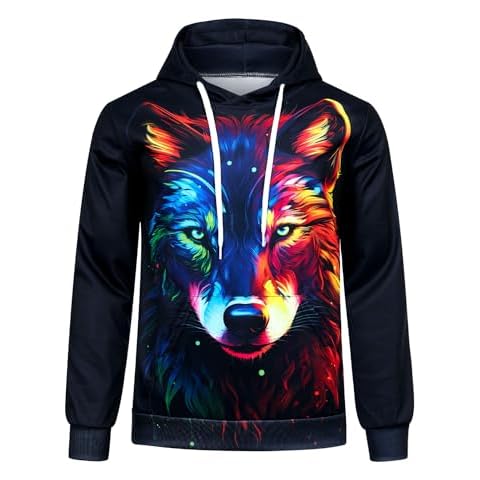 Freshhoodies 3D Wolf Graphic Hoodie Cover