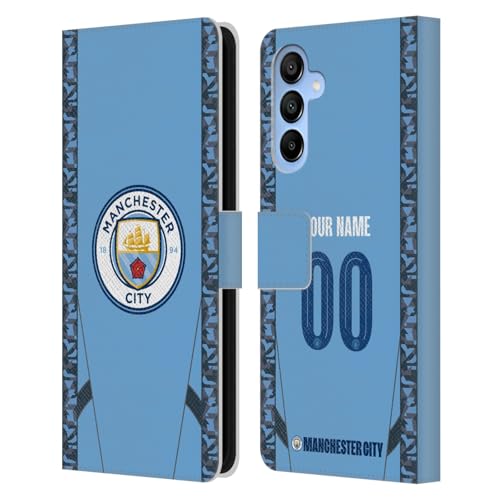 Coque Samsung Galaxy A16 5G Manchester City étui portefeuille cuir