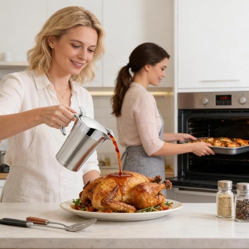 Pichet à sauce de grande capacité au design authentique style ferme