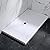 DELAVIN 60" x 36" Single Threshold Shower Base, Slip Resistant, Center Drain Location, Rectangle Acrylic Shower Pan in Glossy White