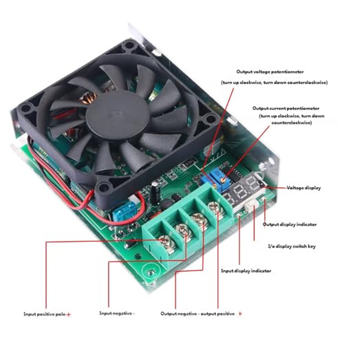 Módulo convertidor Boosting de 600W para solucionar problemas de carga en baterías de litio 4