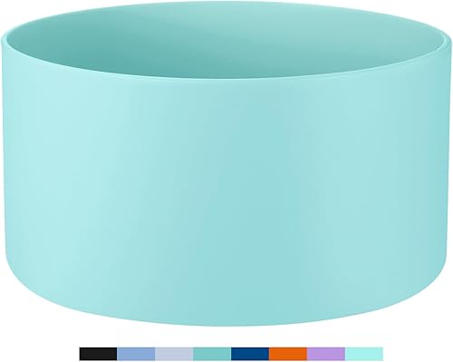 CHEETAH Funda protectora para botella de agua Hydroflask de 12 onzas a 40 onzas, funda de silicona inferior sin BPA, compatible con todas las