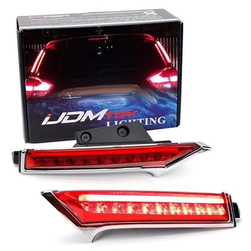 iJDMTOY LED Rear Window Pillar Tail/Brake Lights For Nissan 2014-2019 Rogue by iJDMTOY - Used condition - US$71.24