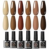 UR SUGAR Vernis Semi Permanent Café, Marron Vernis à Ongles Caramel Brun 2023 couleur te...