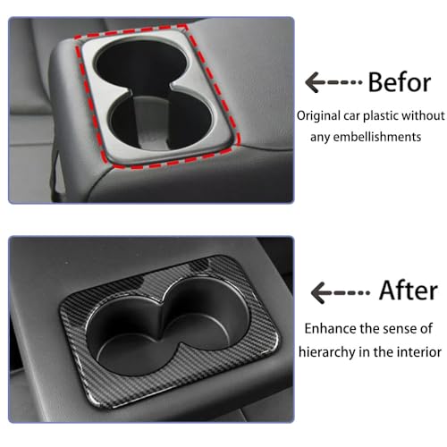 Portavasos Trasero Interior ABS para Nissan Rogue 2014-2020 miniatura 3
