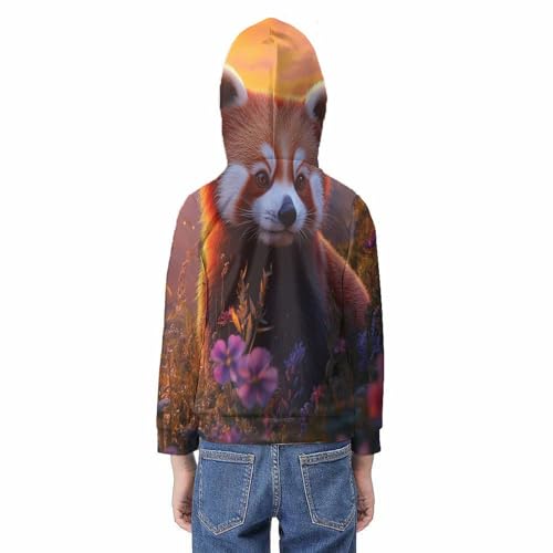 Pull panda roux enfant 10-12 ans chaud et résistant - Fini les sweats ternes - 5