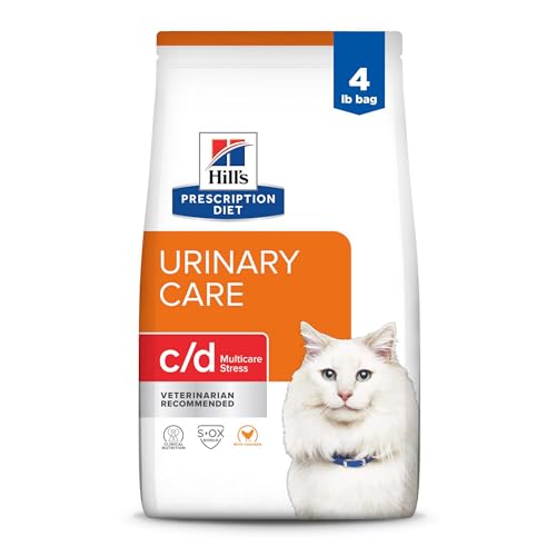 Hill’s Prescription Diet c/d Multicare Urinary Care with Chicken Dry Cat Food 4 lb