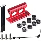 Photo Gallery dazzleex kit di 2 blocchi per montaggio forcella per bici, camion, forcelle per mountain bike con 8 adattatori per auto, camion, camper, barche, 20 x 110 mm (rosso) Photo Gallery dazzleex kit di 2 blocchi per montaggio forcella per bici, camion, forcelle per mountain bike con 8 adattatori per auto, camion, camper, barche, 20 x 110 mm (rosso)