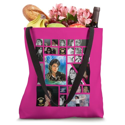 Bolso Tote Michael Jackson 703 con Estampa Posterior miniatura 4