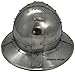 Medieval cotton Handmade Medieval Kettle Hat Helmet | Polished Metal Knight Helmet | Large Size Wearable Replica Helmet | New Medieval Armor Helmet for Reenactment & Costume