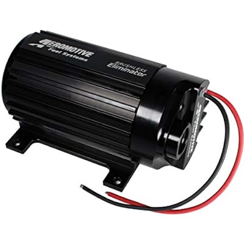 Aeromotive 11184 In-Line Brushless Eliminator External Fuel Pump with Mounting Feet, 1 Pack