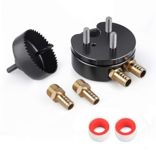 ZHSYMX Fuel Tank Sump Kit Integrated Return Dual-Port Sump Kit