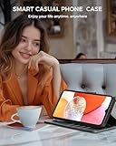 AIMOYU for Samsung Galaxy A14 4G/5G Case, Flip Wallet Leather Phone Case with [4 Card Slots] [Kickstand] [RFID Blocking] Magnetic Protective Shockproof Cover for Samsung A14 Phone Case - Black - Image 7