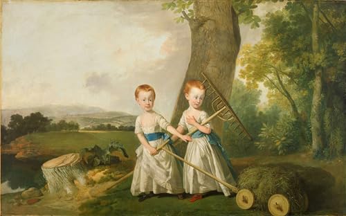 Impression Prints Toile Johan Zoffany Peinture Murale Abstraite Salon 60x90cm