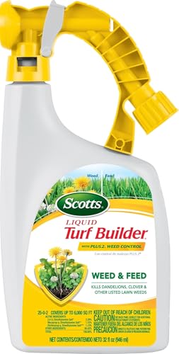 Scotts Liquid Turf Builder with Plus 2 Weed Control, 32 fl. oz.