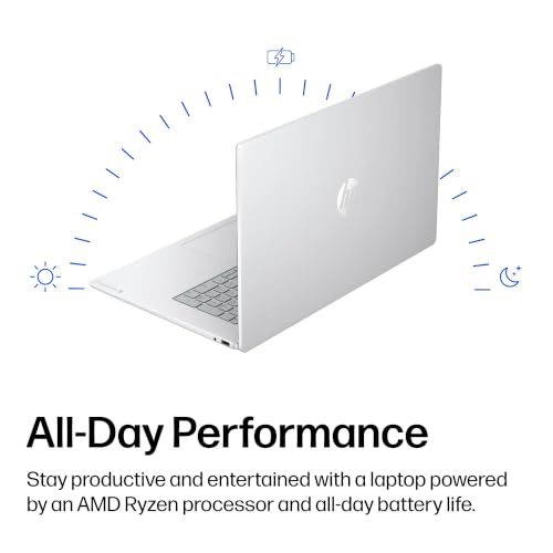 Image of HP OmniBook 3 Laptop, 17.3 inch FHD Touchscreen, 16GB RAM, 1.5TB Storage