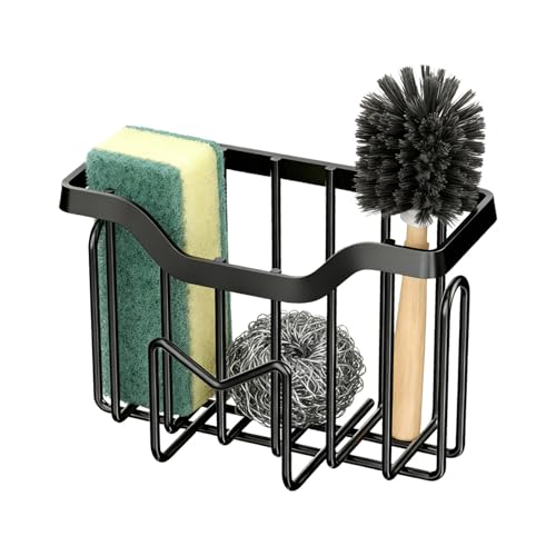 Soporte Para Esponja De Fregadero - Acero Inoxidable Sin Perforación - Drenador De Esponjas Para Fregadero De Cocina Con | Para Paños De Limpieza Cepillos Hogar Restaurante Hotel Apartamento Alquiler