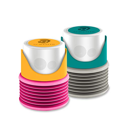 Taille-crayon double sur pied Staedtler avec soufflets pliants rétractables 513 007-S