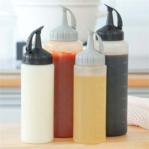 Botellas para condimentos ZNJAMN de 175ml para barbacoa y salsas 4