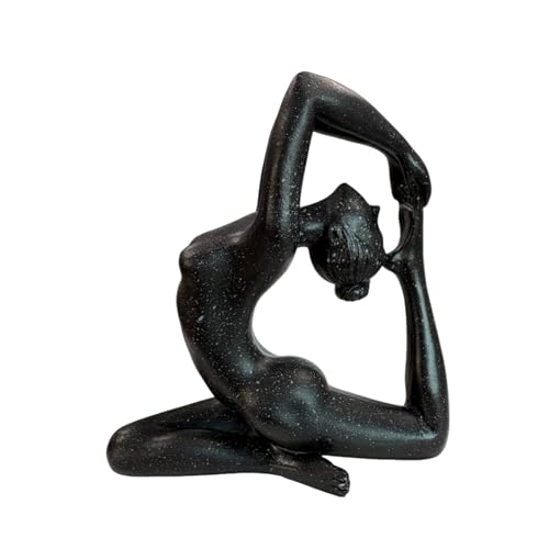 Figura Yoga Abstracta Moderna para Decoración de Hogar