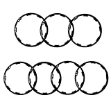OMASUNB 7PC Bike Hub Spacer Washer Set for MTB & Road Bikes, 7-11S Bicycle Cassette Spacer, Aluminum MTB Flywheel Cassette Spacer with Various Sizes (1/1.5/2/1.85/2.18/2.35mm)