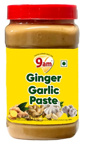 9am Ginger Garlic Paste 950g | Ready to Use Adrak Lahsun Paste| Naturally Processed, Quality Assured, Fresh Homemade Ingredients | No Added Flavor | Time-Saving Convenience | Enhance Every Dish (B0D3JDDTSG) Amazon Price History, Amazon Price Tracker