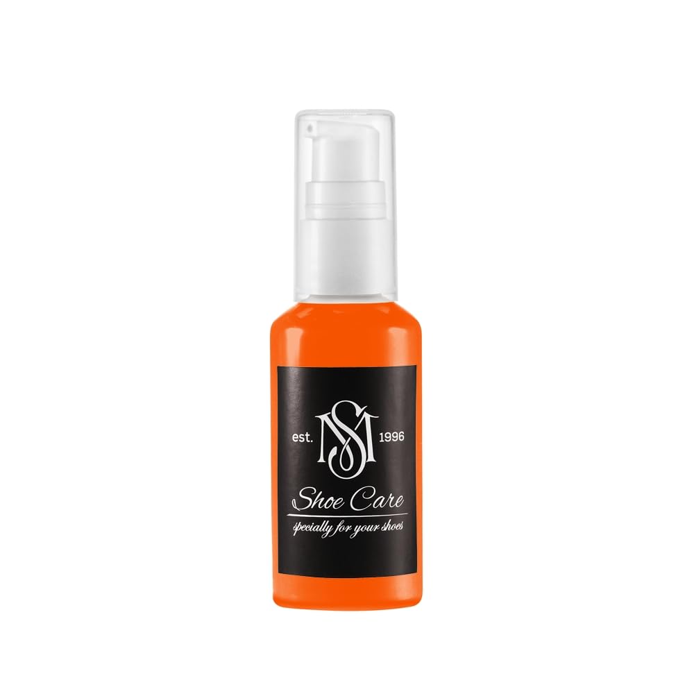 Baume pour cuir MAVI STEP rouge orangé pour raviver chaussures et sacs